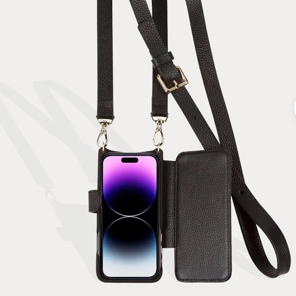 Hailey Folio Pebble Leather Crossbody Bandolier - Picture 12 of 12